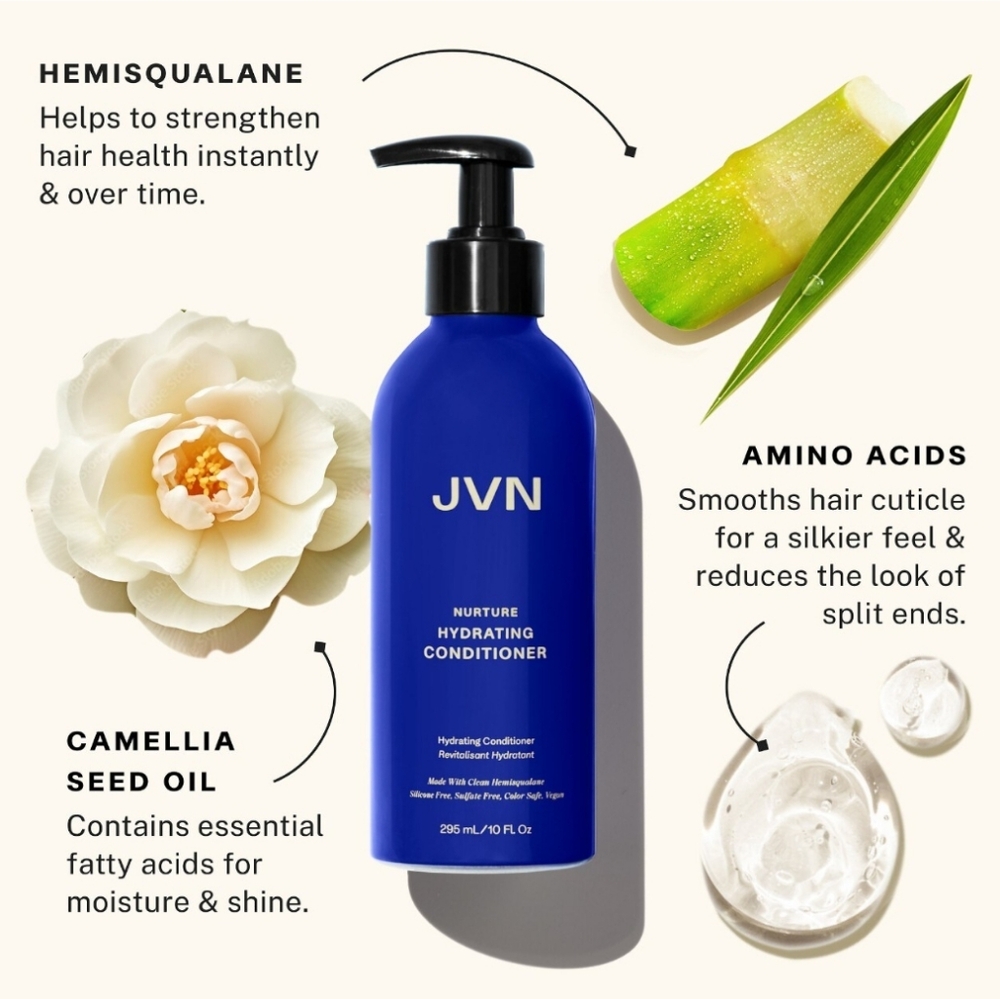 NIB $28 JVN Nurture Hydrating Conditioner 10 FL OZ / 295ML